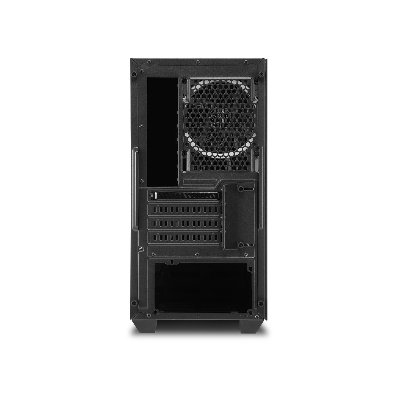 Sharkoon V1000 RGB - Mini Micro-ATX Case - Black, RGB Fans, 240mm Front Radiator — Buy in Cyprus with Fast Delivery
