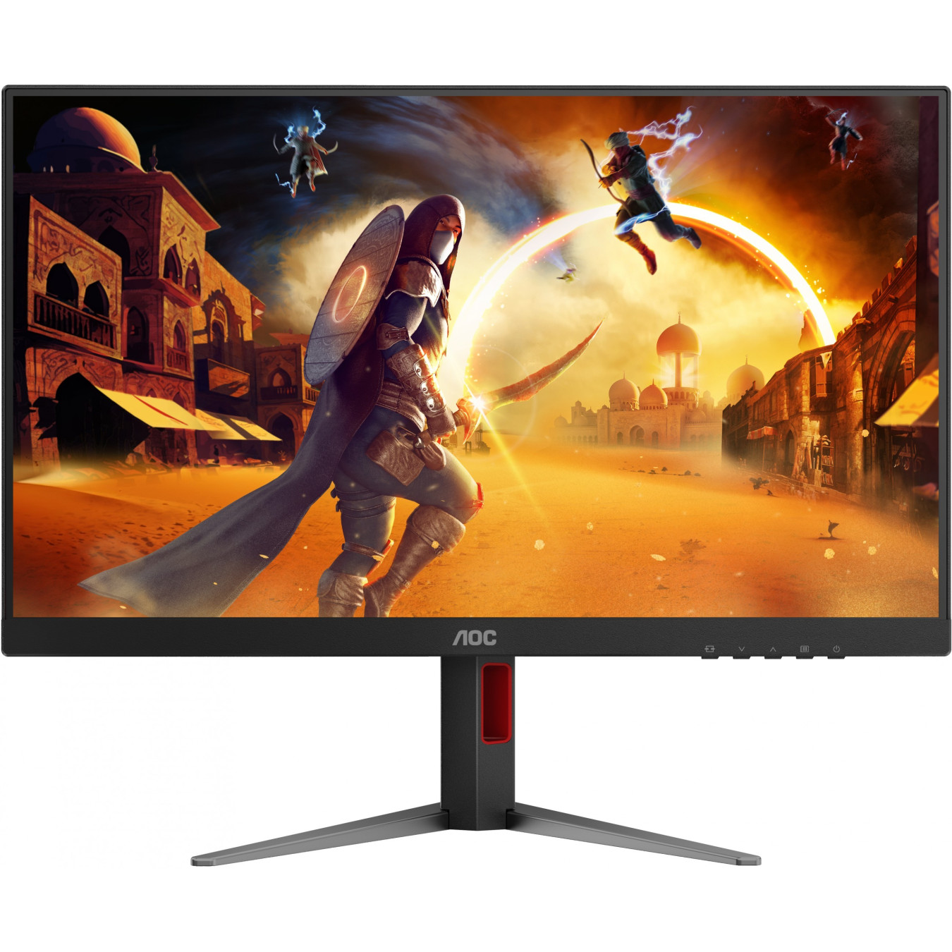AOC 27G4HA - 27" Fast IPS Gaming Monitor - FHD 1920x1080, 200Hz, 1ms, HDR10, Black/Red — Buy in Cyprus with Fast Delivery