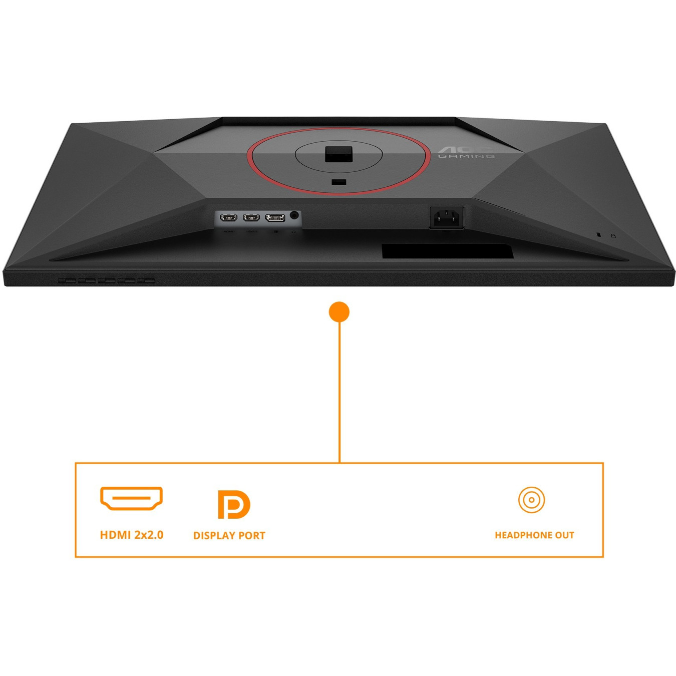 AOC 27G4HA - 27" Fast IPS Gaming Monitor - FHD 1920x1080, 200Hz, 1ms, HDR10, Black/Red — Buy in Cyprus with Fast Delivery