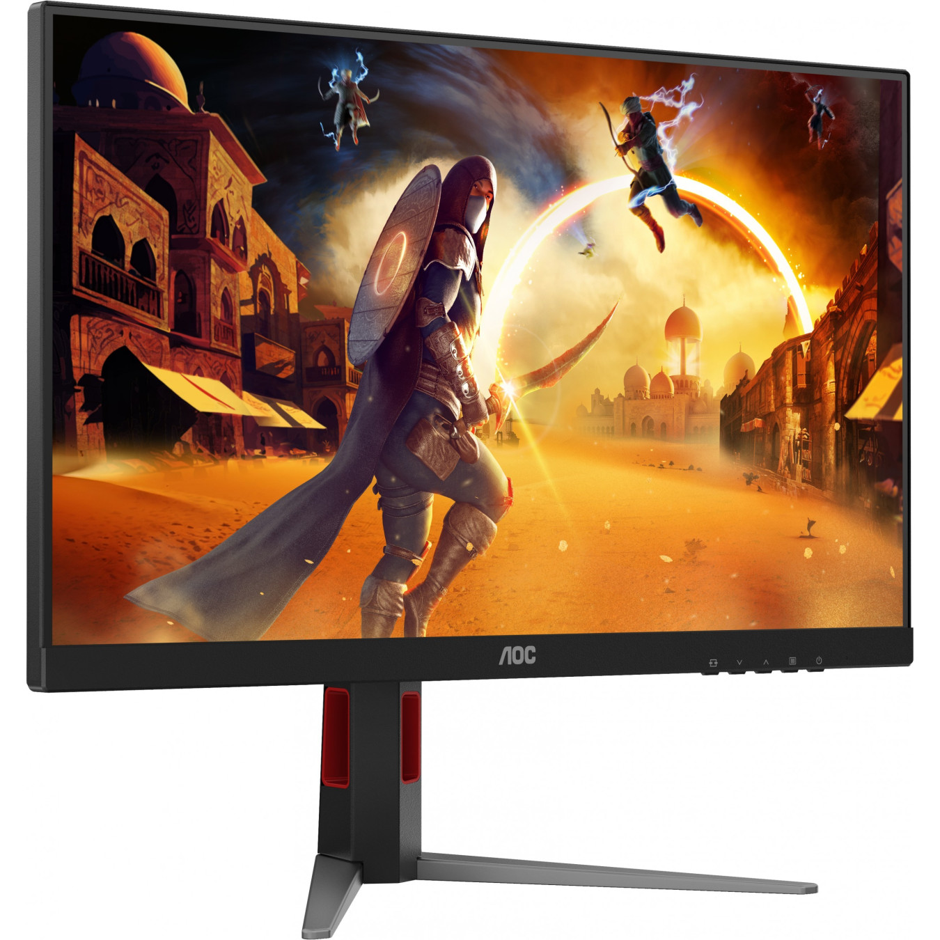 AOC 27G4HA - 27" Fast IPS Gaming Monitor - FHD 1920x1080, 200Hz, 1ms, HDR10, Black/Red — Buy in Cyprus with Fast Delivery