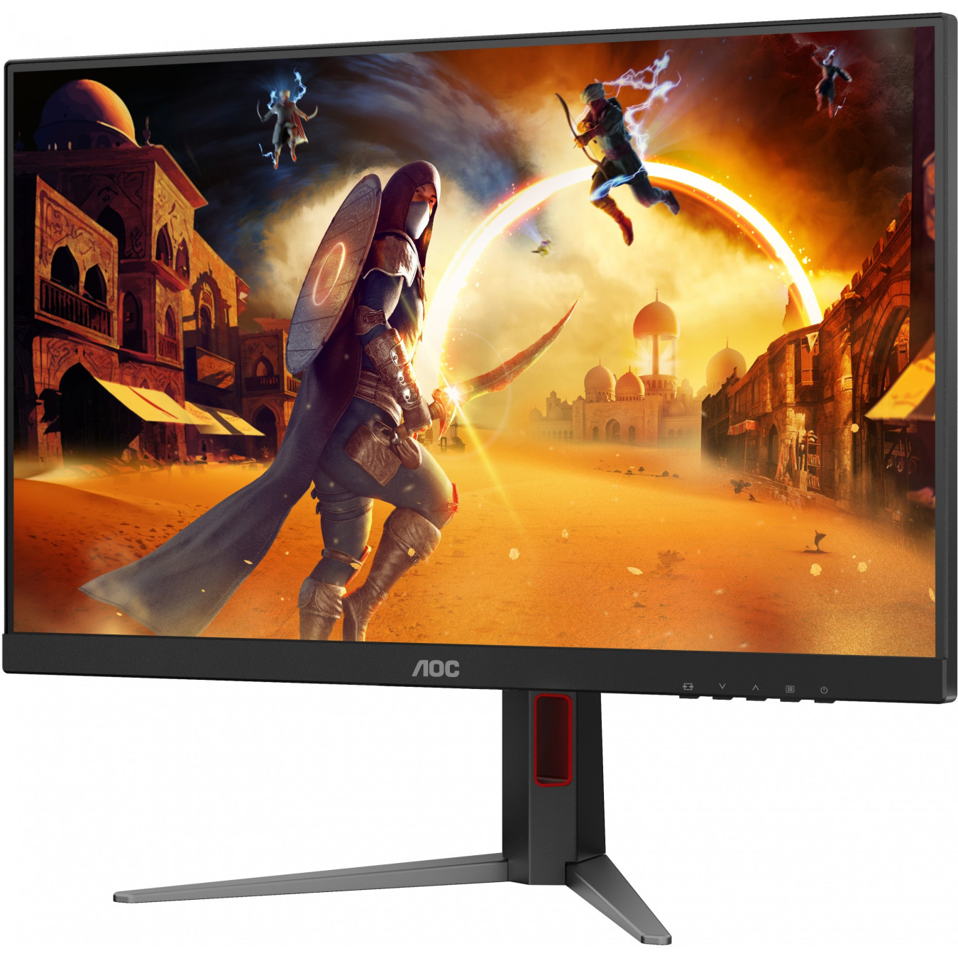 AOC 27G4HA - 27" Fast IPS Gaming Monitor - FHD 1920x1080, 200Hz, 1ms, HDR10, Black/Red — Buy in Cyprus with Fast Delivery