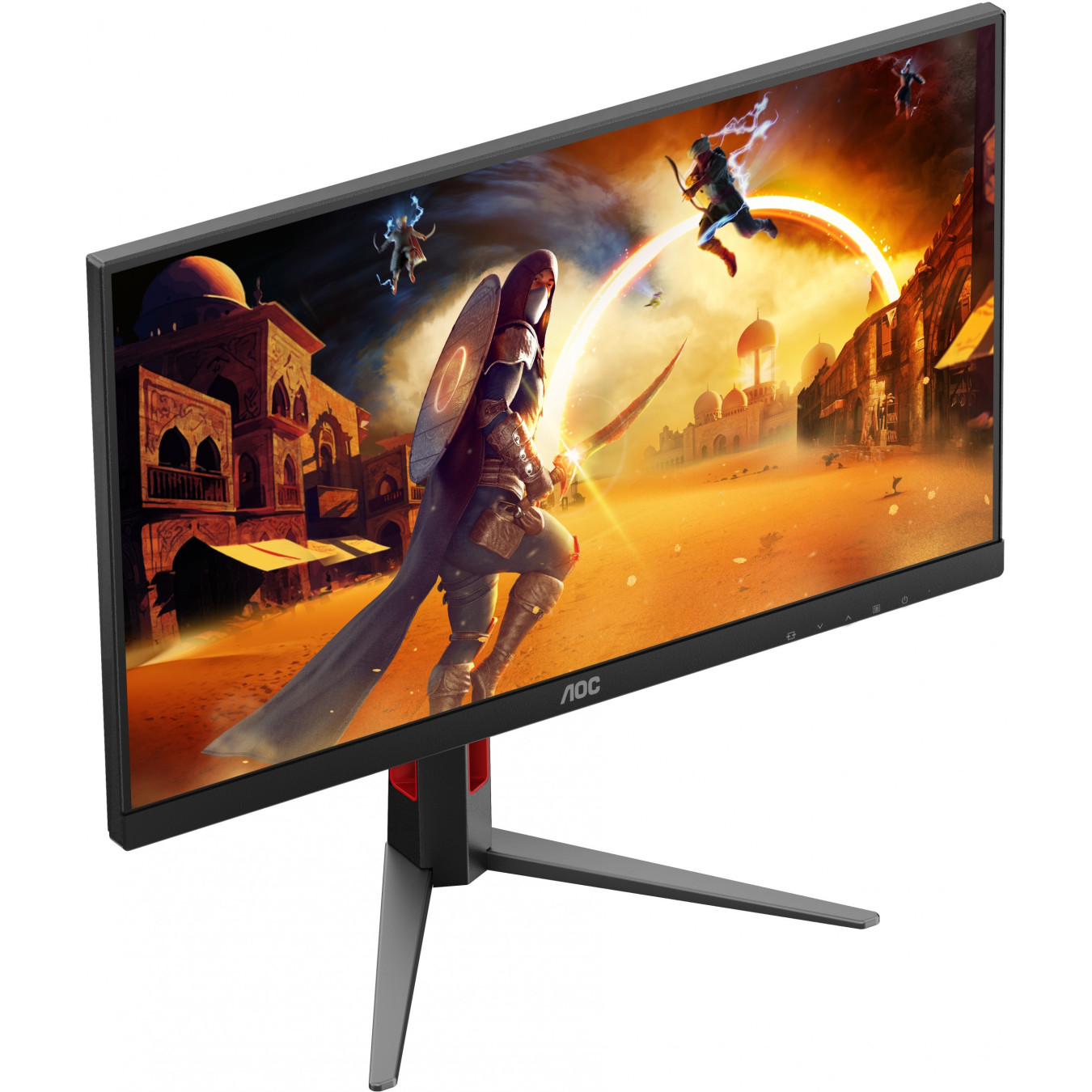 AOC 27G4HA - 27" Fast IPS Gaming Monitor - FHD 1920x1080, 200Hz, 1ms, HDR10, Black/Red — Buy in Cyprus with Fast Delivery