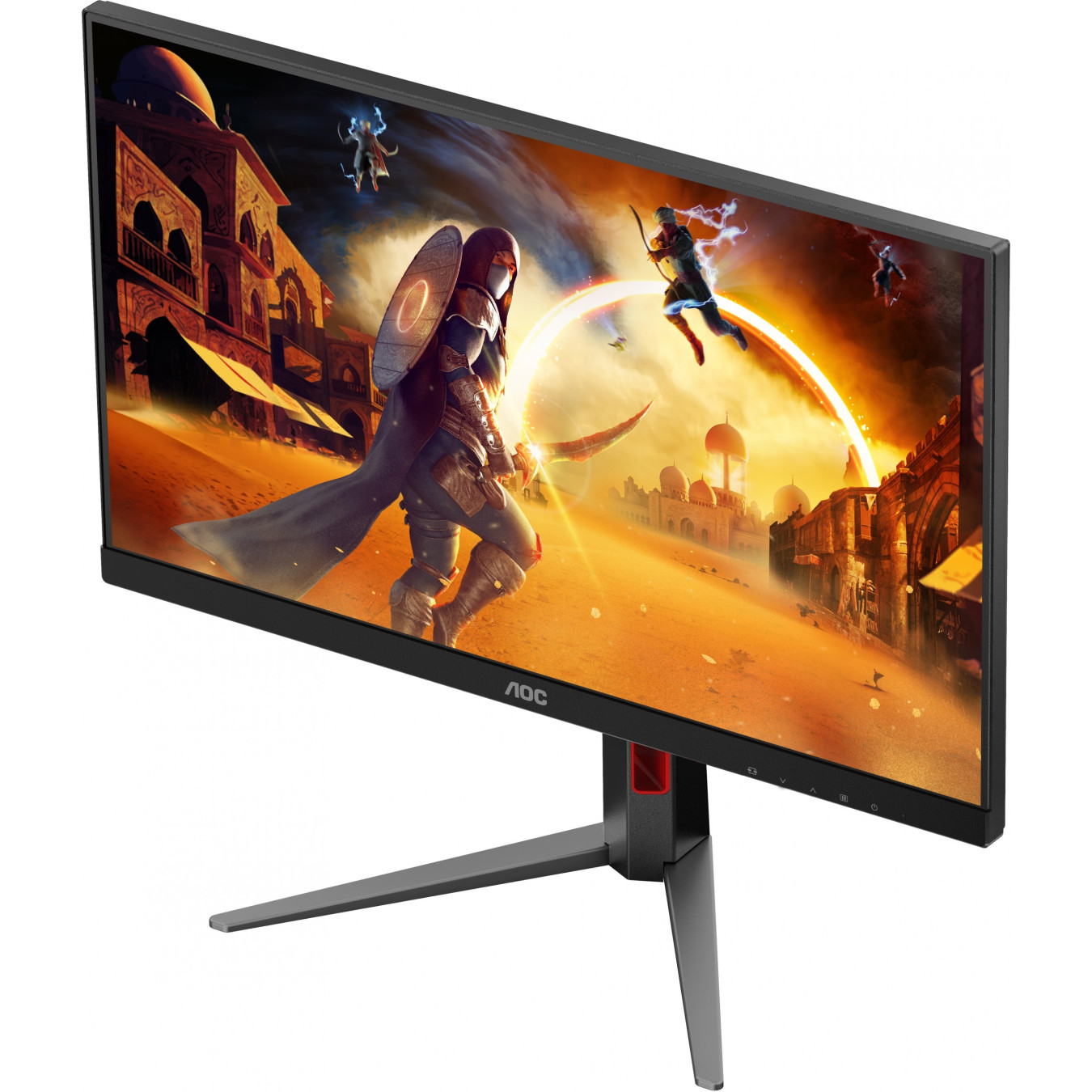 AOC 27G4HA - 27" Fast IPS Gaming Monitor - FHD 1920x1080, 200Hz, 1ms, HDR10, Black/Red — Buy in Cyprus with Fast Delivery