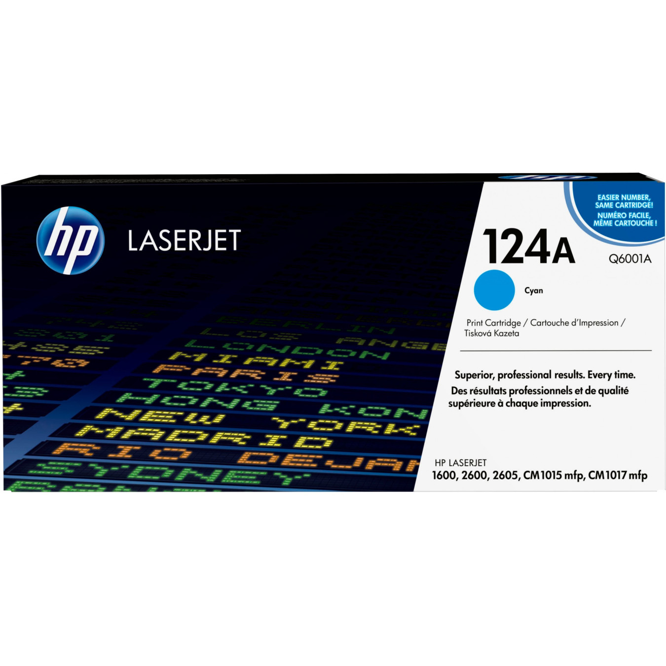 HP 124A Toner Cartridge - Q6001A - Original Cyan, Standard Yield 2,000 pages — Buy in Cyprus with Fast Delivery