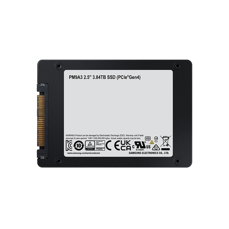 Buy Samsung PM9A3 - Enterprise 2.5" NVMe SSD - 3.84TB, PCIe Gen4 x4, 6900 MB/s R... in Cyprus, Nicosia, Limassol, Larnaka, Pafos