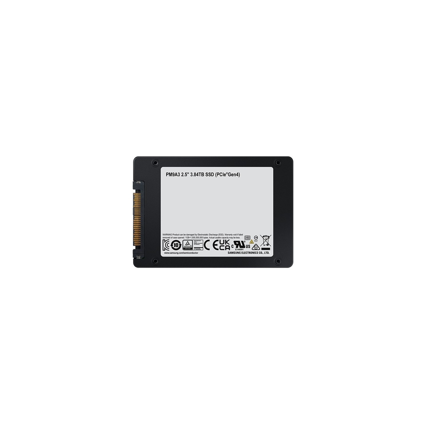Samsung PM9A3 3.84TB Enterprise U.2 NVMe SSD - MZQL23T8HCLS - PCIe 4.0 x4 (Bulk) — Buy in Cyprus with Fast Delivery