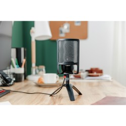 Buy Cherry UM Pop Filter - For UM 9.0 PRO RGB, UM 6.0 ADVANCED, UM 3.0 - Black in Cyprus, Nicosia, Limassol, Larnaka, Pafos