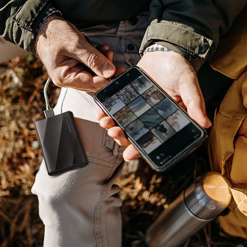 Buy Samsung Portable SSD T9 - MU-PG1T0B - 1TB, USB 3.2 Gen2 (USB-C), 2000MB/s, B... in Cyprus, Nicosia, Limassol, Larnaka, Pafos