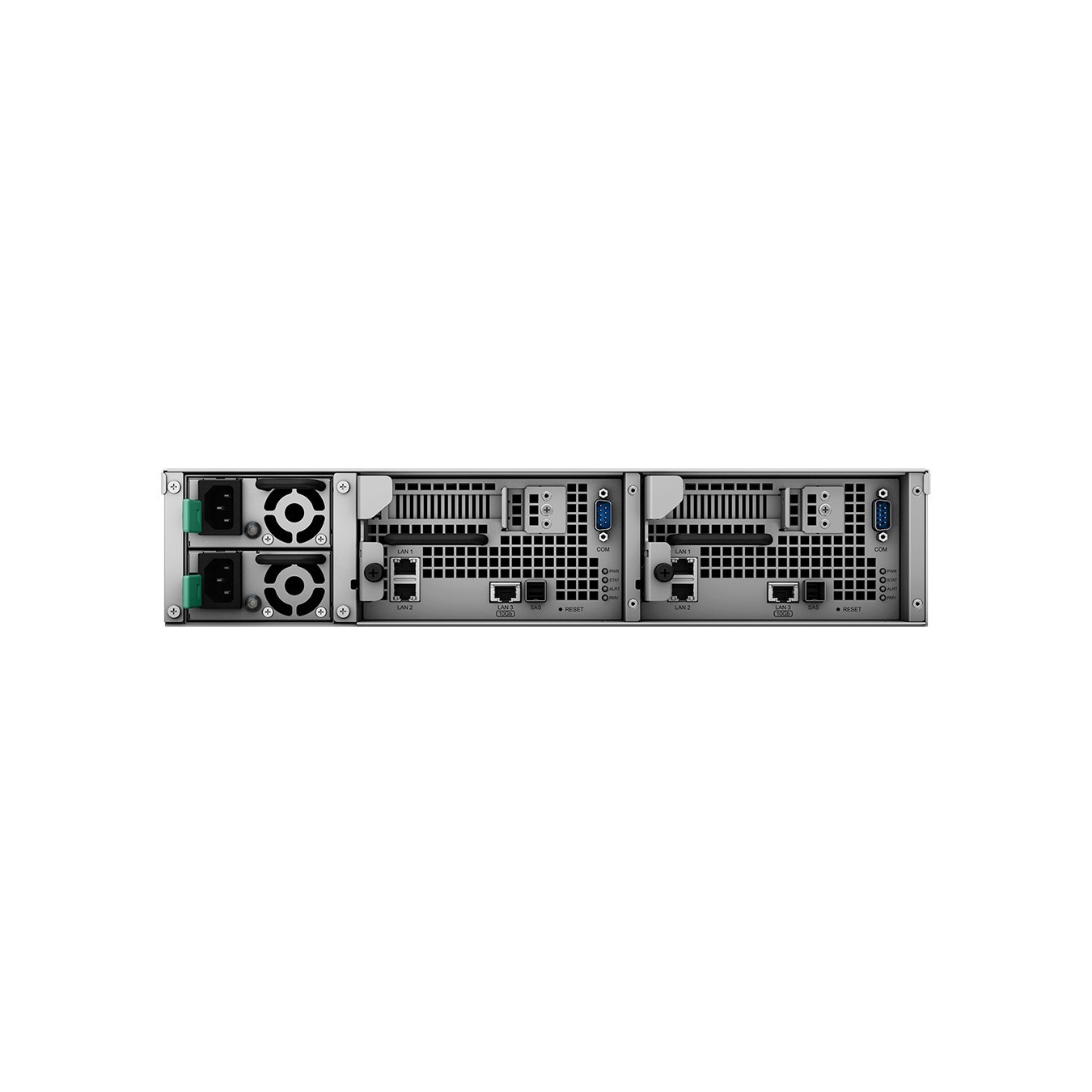 Synology Unified Controller - UC3200 - 2U Rack SAN, Intel Xeon D-1521 2.4/2.7GHz, 8GB DDR4, 12-bay SAS, Black/Grey