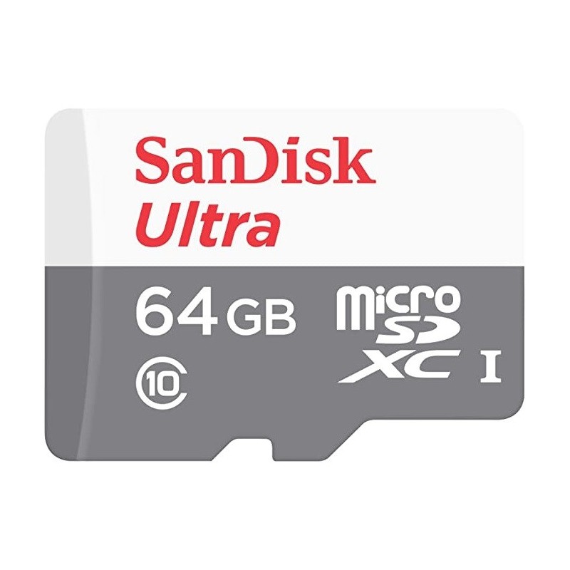 Buy SanDisk Ultra microSDXC 64GB - SDSQUNR-064G-GN3MN - Grey/White, Class 10 UHS... in Cyprus, Nicosia, Limassol, Larnaka, Pafos