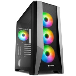 Buy Sharkoon TG7M RGB Mid-Tower PC Case - Black, E-ATX/ATX/mATX/Mini-ITX, Temper... in Cyprus, Nicosia, Limassol, Larnaka, Pafos
