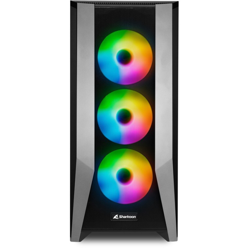 Buy Sharkoon TG7M RGB Mid-Tower PC Case - Black, E-ATX/ATX/mATX/Mini-ITX, Temper... in Cyprus, Nicosia, Limassol, Larnaka, Pafos