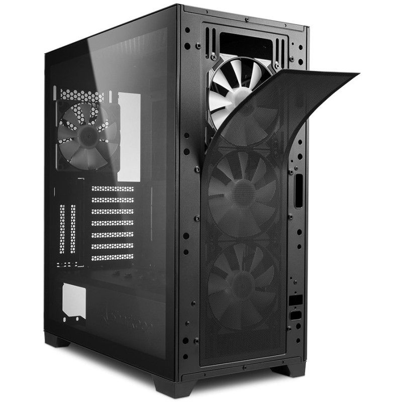 Buy Sharkoon TG7M RGB Mid-Tower PC Case - Black, E-ATX/ATX/mATX/Mini-ITX, Temper... in Cyprus, Nicosia, Limassol, Larnaka, Pafos
