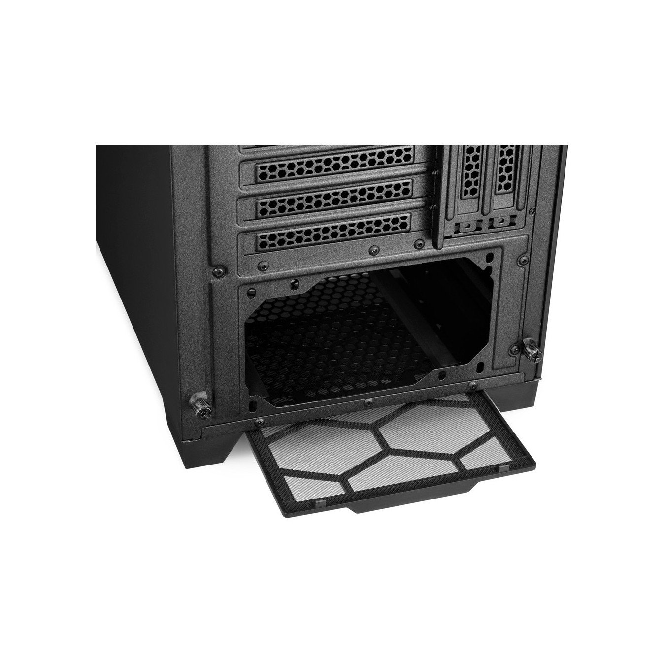 Sharkoon TG7M RGB Mid-Tower PC Case - Black, E-ATX/ATX/mATX/Mini-ITX, Tempered Glass, ARGB Fans, USB-C