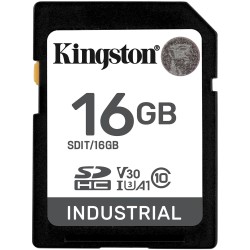 Buy Kingston Industrial SDHC 16GB pSLC - UHS-I U3 V30, Class 10, 100/80 MB/s, -4... in Cyprus, Nicosia, Limassol, Larnaka, Pafos