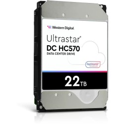 Western Digital Ultrastar DC HC570 22TB - 7200 RPM 512MB SATA III Enterprise HDD - WUH722222ALE6L4 (Bulk)