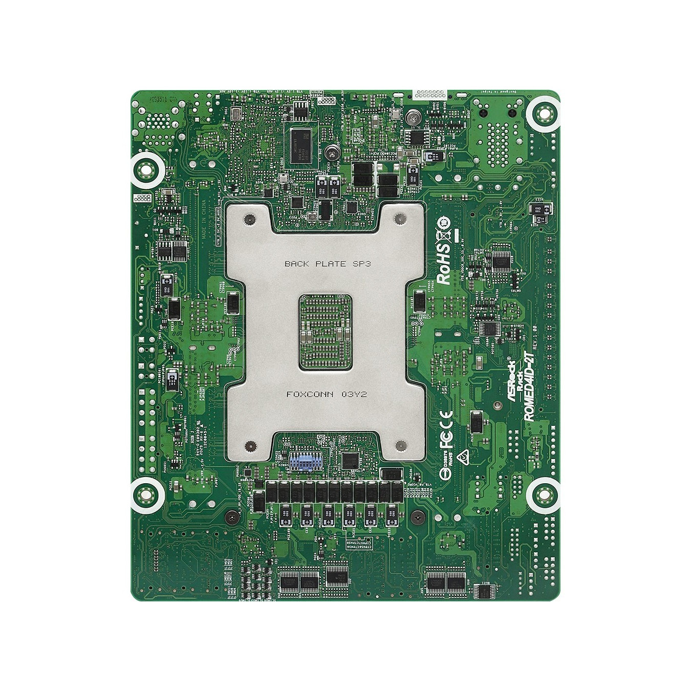 ASRock ROMED4ID-2T - mini-ITX Server Motherboard, Socket SP3 for AMD EPYC, 4x DDR4 up to 256GB, PCIe 4.0, Dual 10GbE