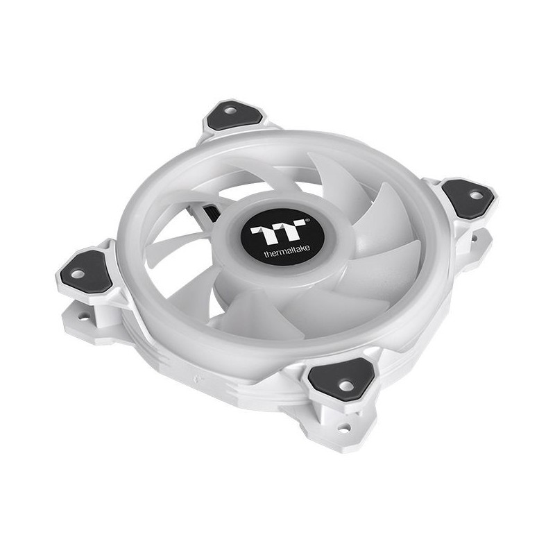 Buy Thermaltake Riing Quad 12 RGB Radiator Fan - 3-Pack - White, 120mm, 500–15... in Cyprus, Nicosia, Limassol, Larnaka, Pafos