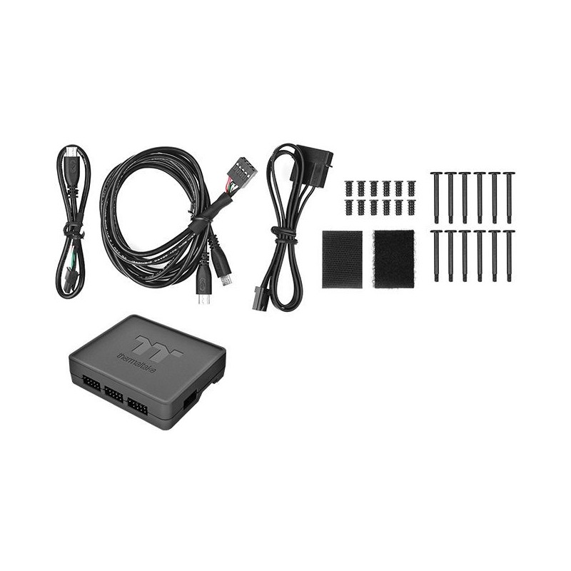 Buy Thermaltake Riing Quad 12 RGB Radiator Fan - 3-Pack - White, 120mm, 500–15... in Cyprus, Nicosia, Limassol, Larnaka, Pafos