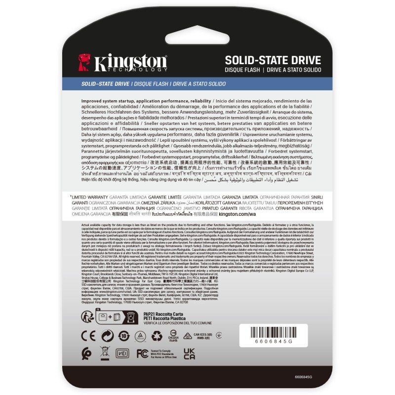 Buy Kingston DC3000ME 7.68TB U.2 NVMe PCIe Gen5 Enterprise SSD - 3D eTLC, TCG Op... in Cyprus, Nicosia, Limassol, Larnaka, Pafos