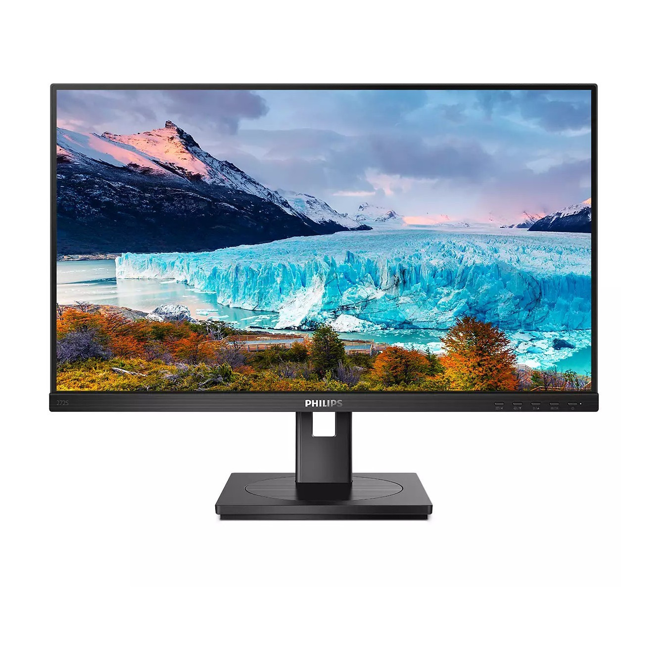 Philips 272S1M/00 - 27-inch Full HD IPS Monitor, 75Hz, 4 ms, USB 3.2 Hub, DP/HDMI/DVI, Black