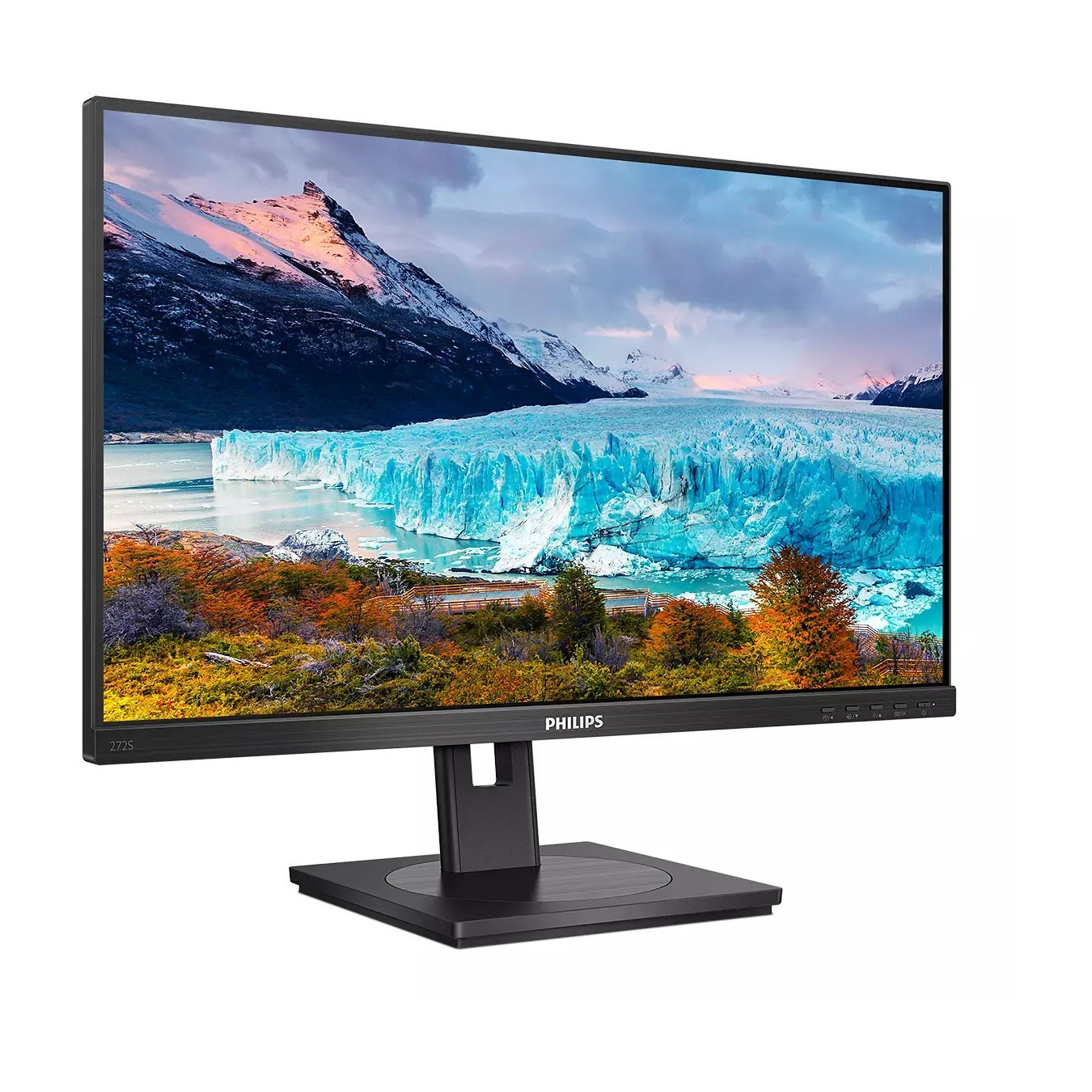 Philips 272S1M/00 - 27-inch Full HD IPS Monitor, 75Hz, 4 ms, USB 3.2 Hub, DP/HDMI/DVI, Black