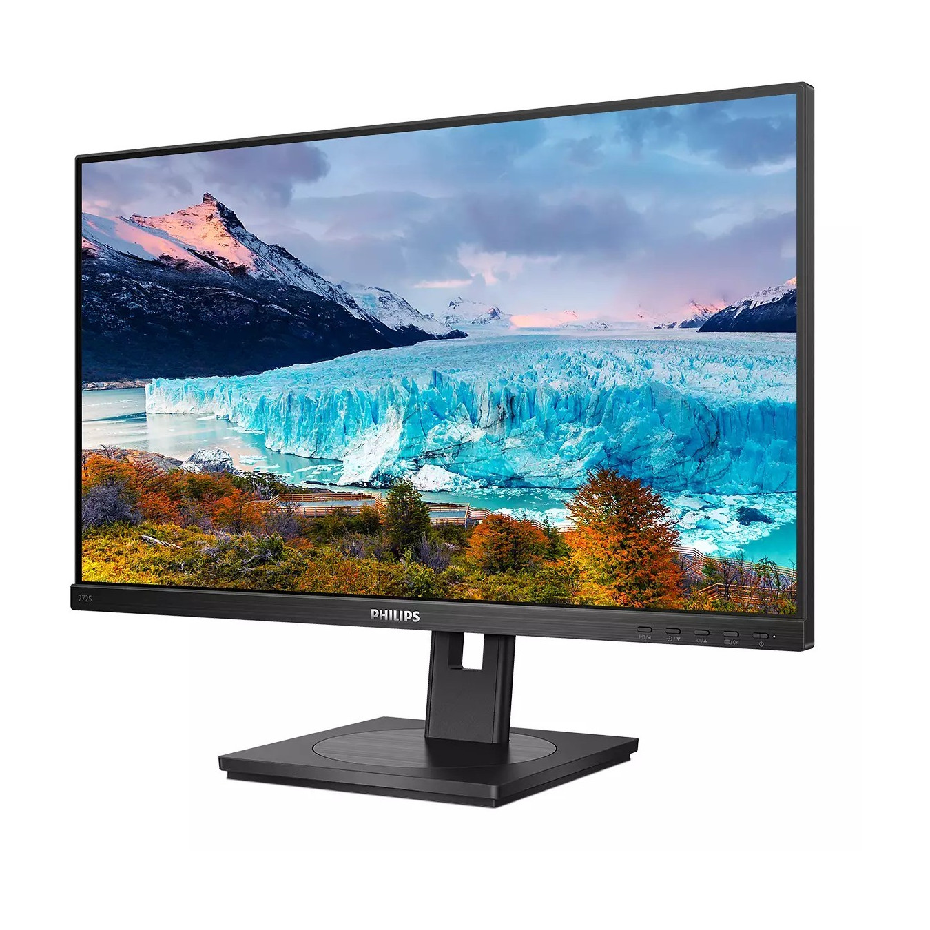 Philips 272S1M/00 - 27-inch Full HD IPS Monitor, 75Hz, 4 ms, USB 3.2 Hub, DP/HDMI/DVI, Black