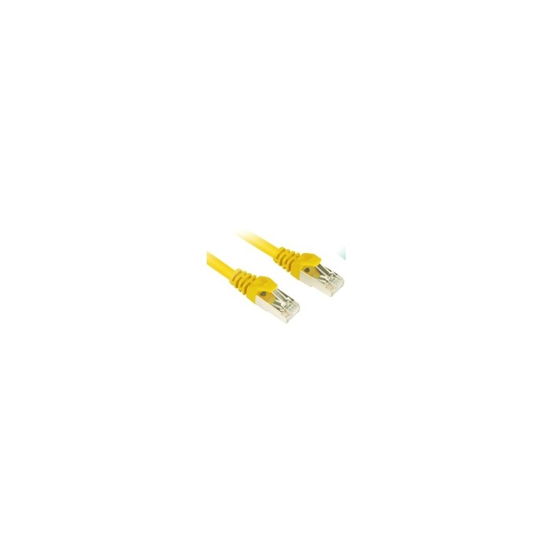 Buy Sharkoon Cat6 S/FTP (S-STP) RJ45 Patch Cable - 0.5 m - Yellow in Cyprus, Nicosia, Limassol, Larnaka, Pafos