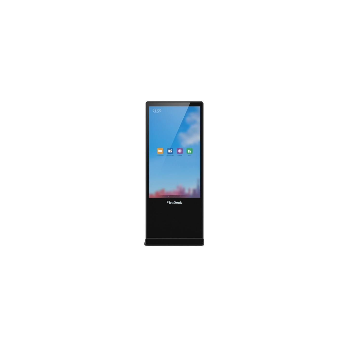 ViewSonic EP5542T - 55-inch 4K Portrait Touchscreen Totem, 450 nits, 10-point IR, Android 8.0, 16GB, Black