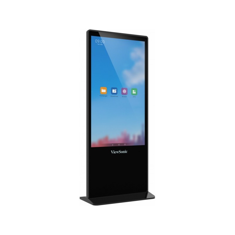 ViewSonic EP5542T - 55-inch 4K Portrait Touchscreen Totem, 450 nits, 10-point IR, Android 8.0, 16GB, Black