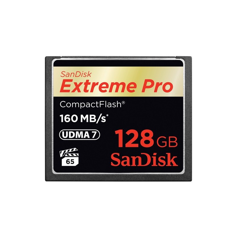 Buy SanDisk Extreme Pro CompactFlash 128GB - Up to 160MB/s Read, 150MB/s Write in Cyprus, Nicosia, Limassol, Larnaka, Pafos