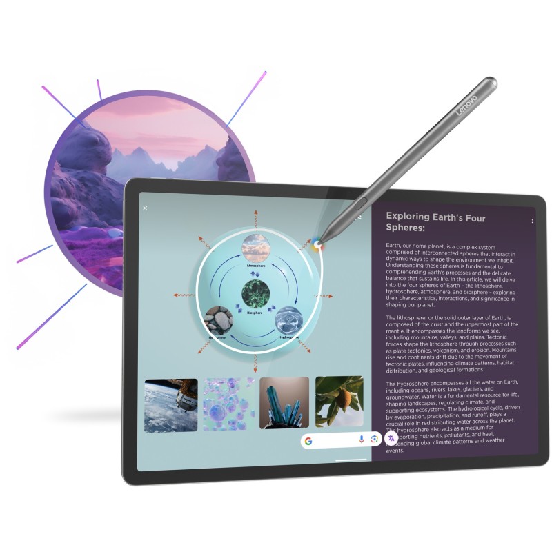 Buy Lenovo Idea Tab Pro - Luna Grey - 128GB, 8GB RAM, MediaTek Dimensity 8300, 1... in Cyprus, Nicosia, Limassol, Larnaka, Pafos