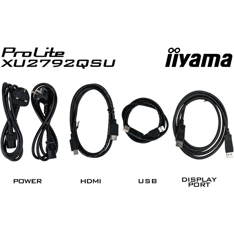 Buy iiyama ProLite XU2792QSU-B6 - 27" QHD (2560x1440) IPS, 100Hz, 4x USB-A Hub, ... in Cyprus, Nicosia, Limassol, Larnaka, Pafos