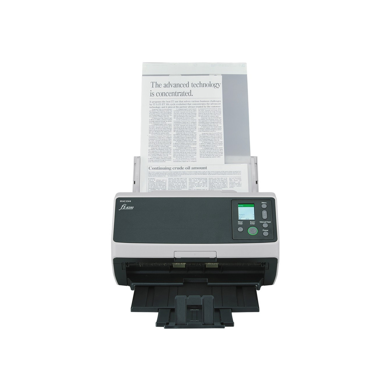 Fujitsu fi-8190 Document Scanner - ADF Duplex, 90 ppm, USB 3.2 Gen1 & LAN - Black/Grey — Buy in Cyprus with Fast Delivery