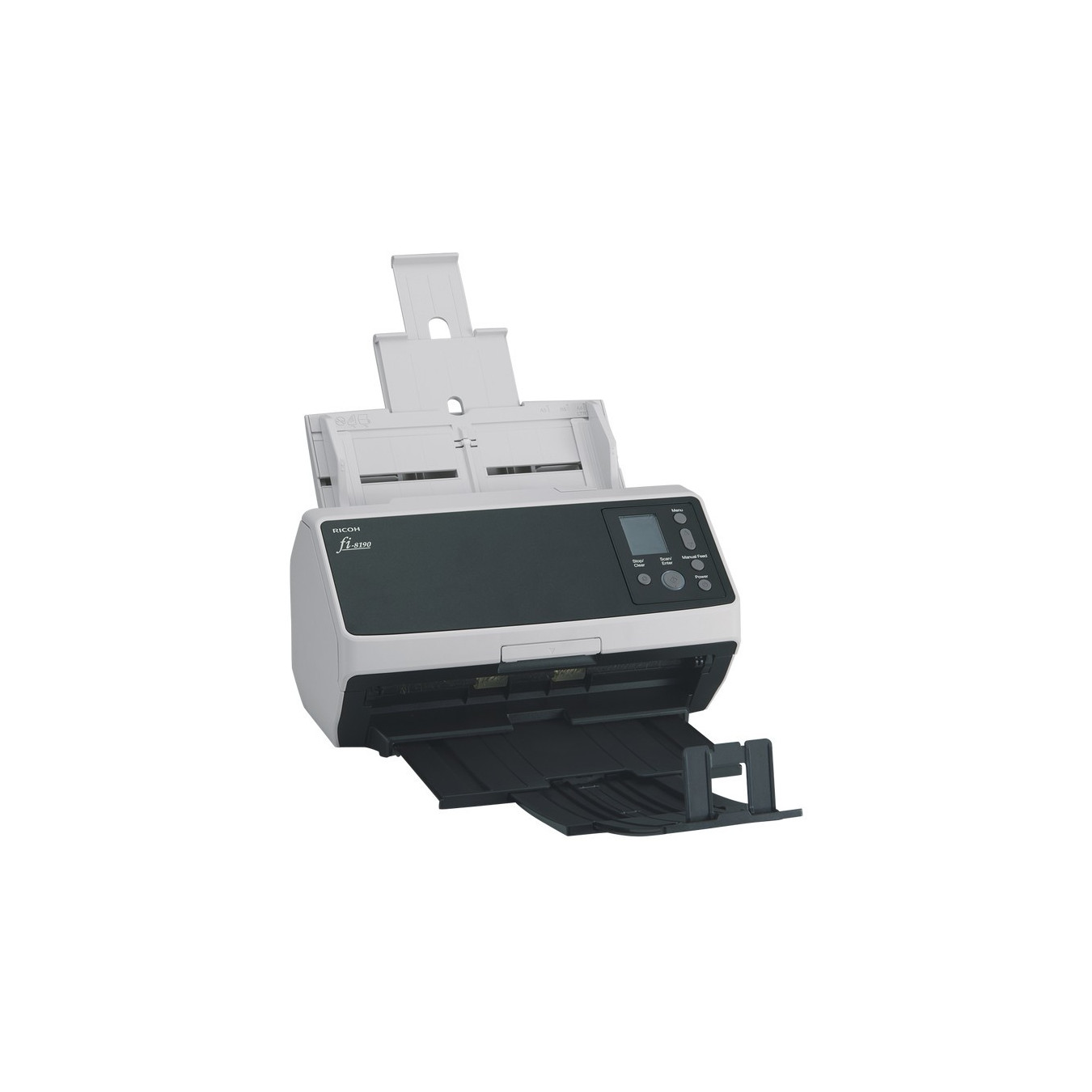 Fujitsu fi-8190 Document Scanner - ADF Duplex, 90 ppm, USB 3.2 Gen1 & LAN - Black/Grey — Buy in Cyprus with Fast Delivery