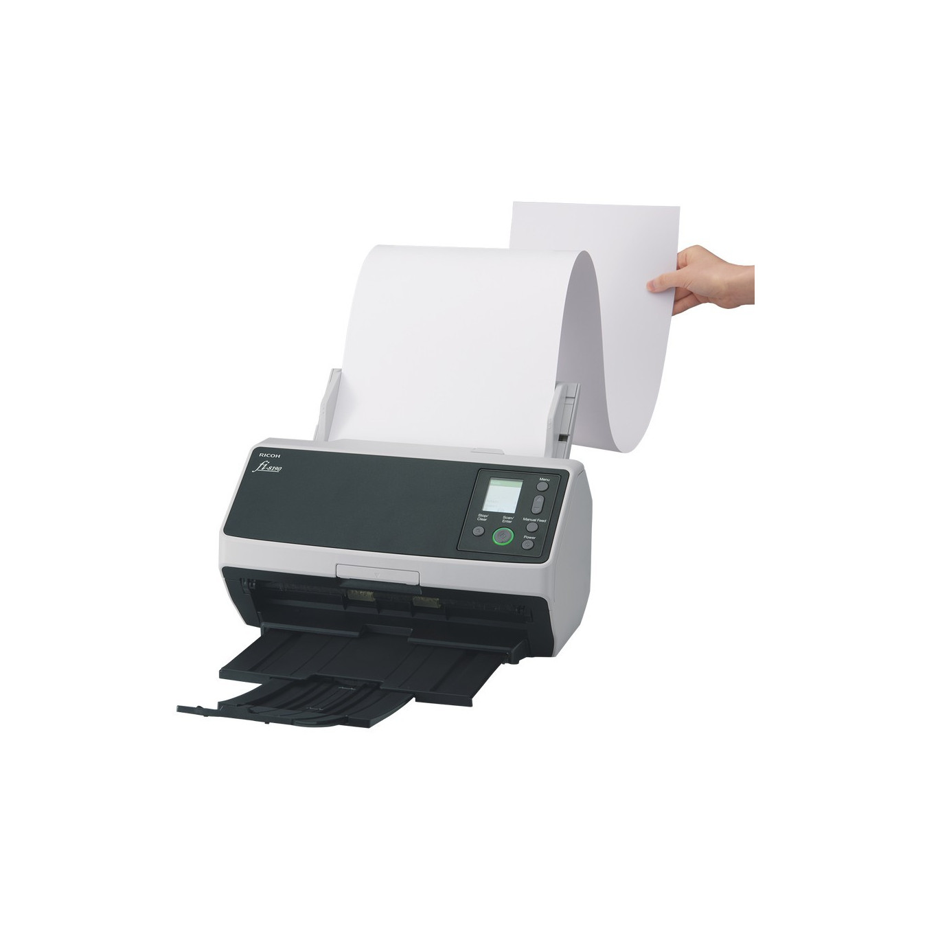 Fujitsu fi-8190 Document Scanner - ADF Duplex, 90 ppm, USB 3.2 Gen1 & LAN - Black/Grey — Buy in Cyprus with Fast Delivery