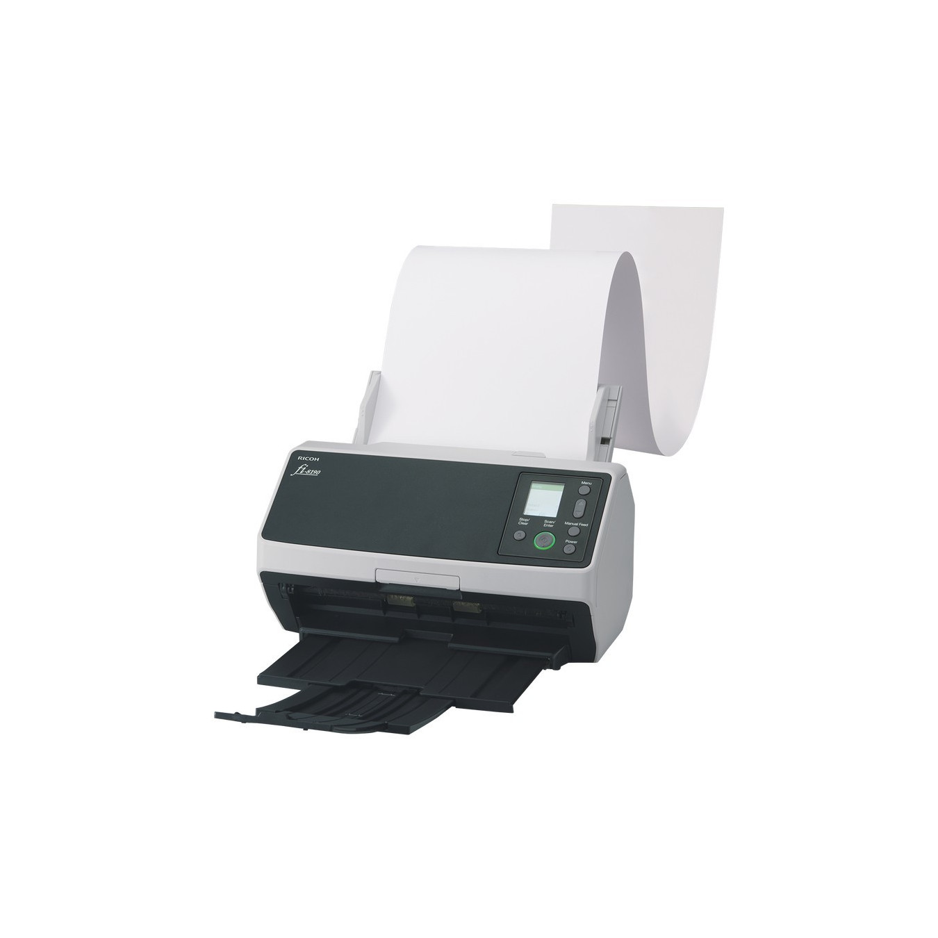 Fujitsu fi-8190 Document Scanner - ADF Duplex, 90 ppm, USB 3.2 Gen1 & LAN - Black/Grey — Buy in Cyprus with Fast Delivery
