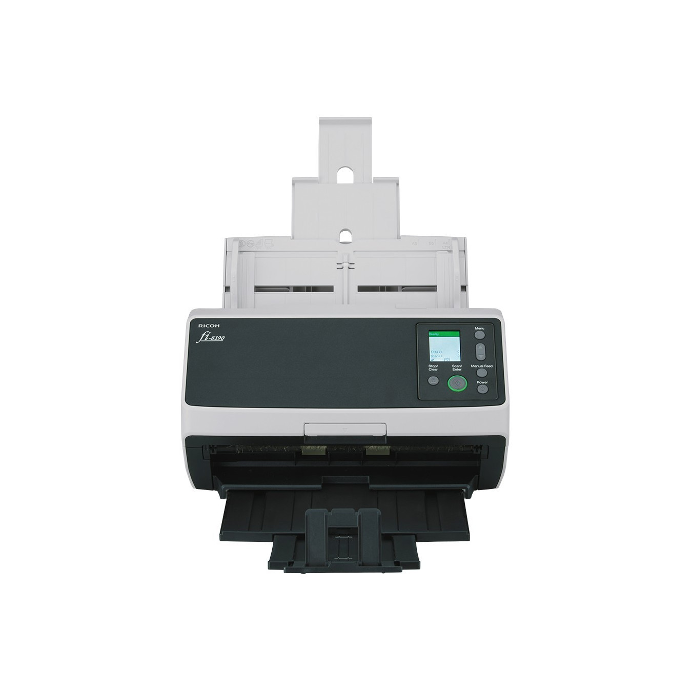 Fujitsu fi-8190 Document Scanner - ADF Duplex, 90 ppm, USB 3.2 Gen1 & LAN - Black/Grey — Buy in Cyprus with Fast Delivery