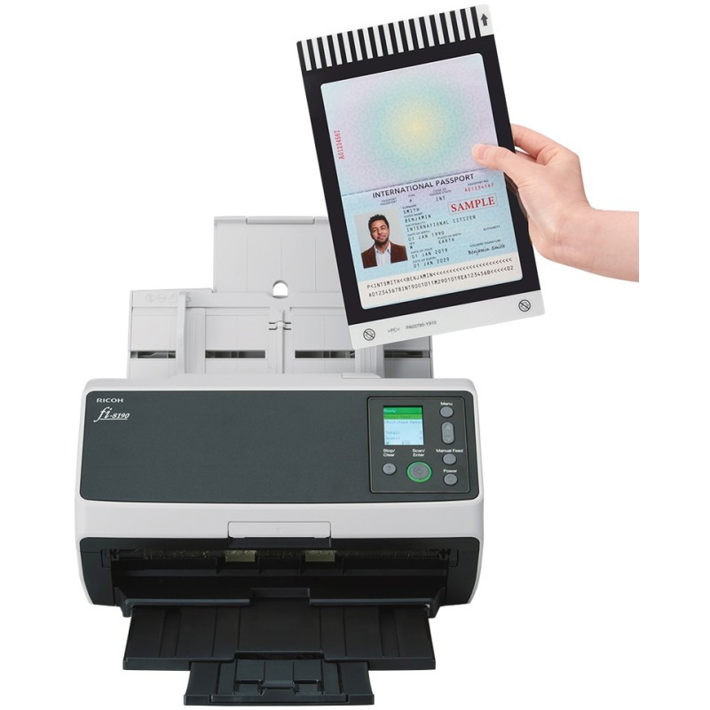 Buy Fujitsu fi-8190 Document Scanner - ADF Duplex, 90 ppm, USB 3.2 Gen1 & LAN - ... in Cyprus, Nicosia, Limassol, Larnaka, Pafos