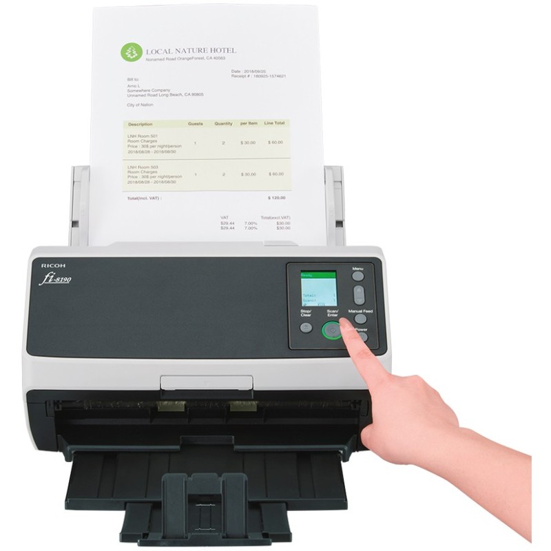 Buy Fujitsu fi-8190 Document Scanner - ADF Duplex, 90 ppm, USB 3.2 Gen1 & LAN - ... in Cyprus, Nicosia, Limassol, Larnaka, Pafos