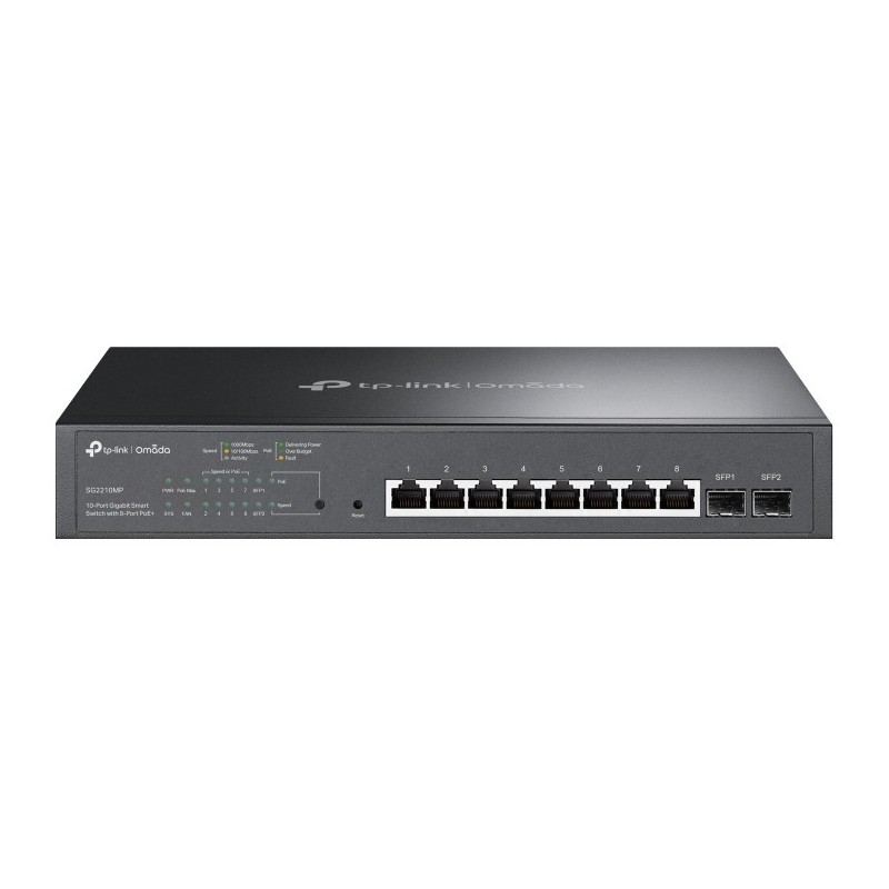 Buy TP-Link Omada SG2210MP - 10-Port Gigabit Smart Switch (8x PoE+ 150W, 2x SFP)... in Cyprus, Nicosia, Limassol, Larnaka, Pafos