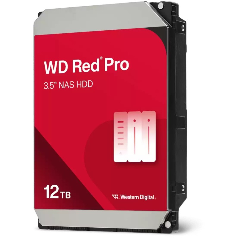 Buy WD Red Pro 12TB - WD122KFBX - 3.5 inch SATA III 6Gb/s NAS HDD, 7200 RPM, 512... in Cyprus, Nicosia, Limassol, Larnaka, Pafos