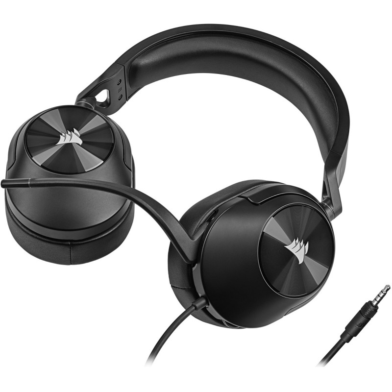 Buy Corsair HS55 Stereo - Carbon - Wired Gaming Headset, 3.5mm, 50mm Neodymium D... in Cyprus, Nicosia, Limassol, Larnaka, Pafos