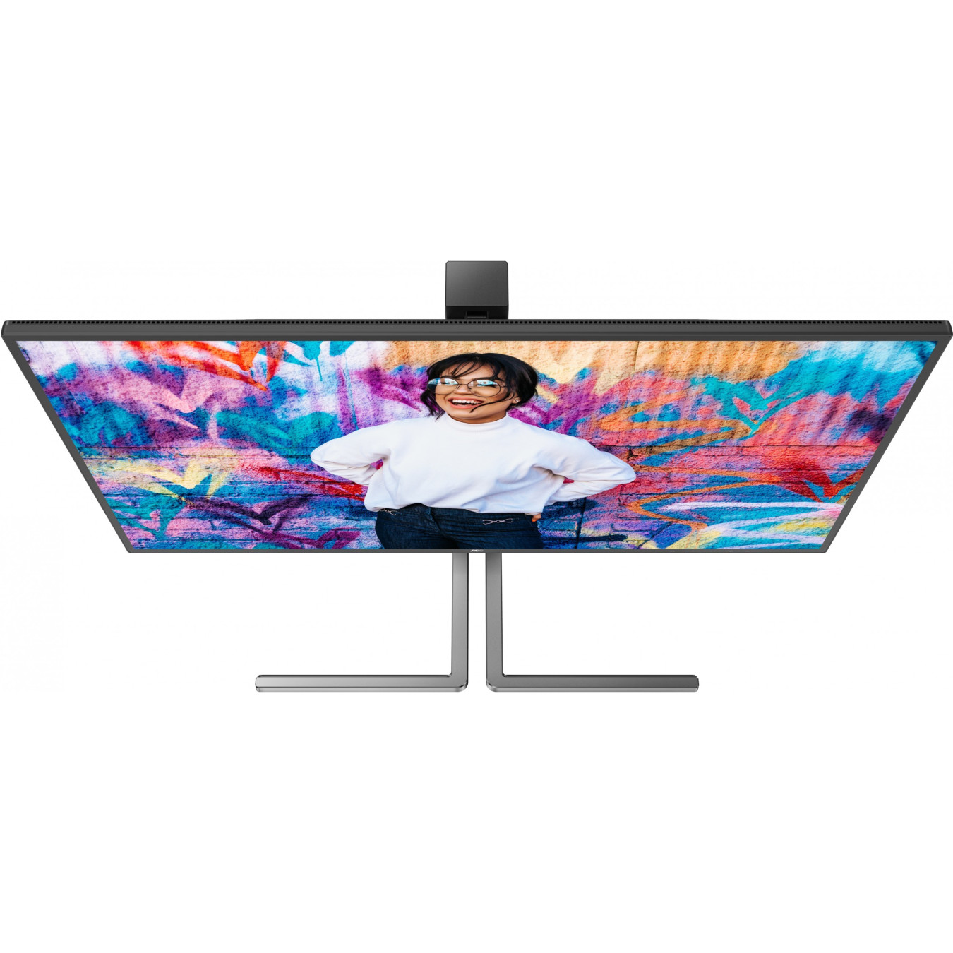 AOC U27U3CV 4K Nano IPS Monitor - U27U3CV - Black, 27 inch, 3840x2160, 60 Hz, HDR400, USB-C PD 96 W, 2x HDMI 2.0, DP 1.4