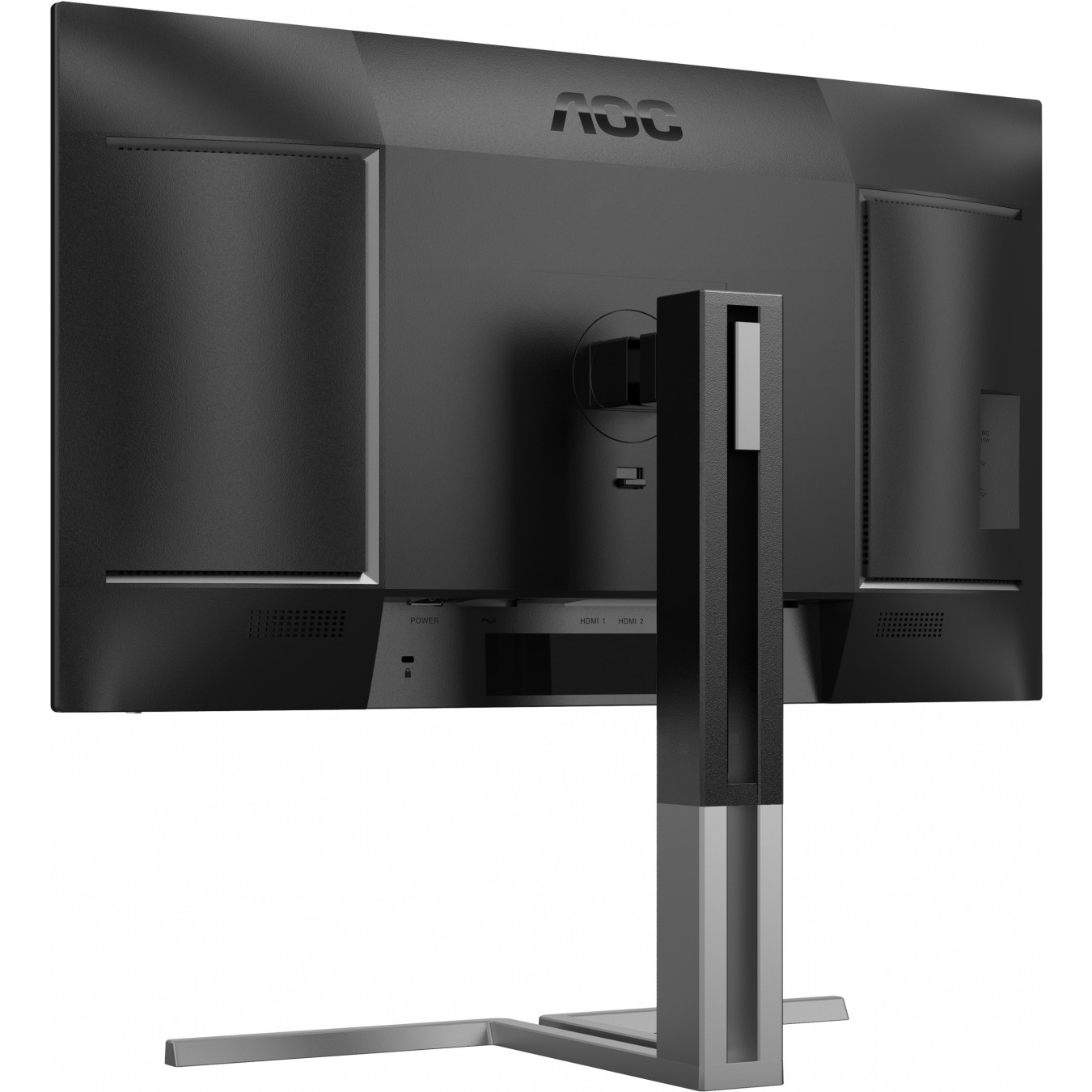 AOC U27U3CV 4K Nano IPS Monitor - U27U3CV - Black, 27 inch, 3840x2160, 60 Hz, HDR400, USB-C PD 96 W, 2x HDMI 2.0, DP 1.4