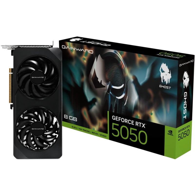Buy RTX 5050 8GB Gainward Ghost - GeForce RTX 5050 - Black, 8GB GDDR6, PCIe 5.0,... in Cyprus, Nicosia, Limassol, Larnaka, Pafos