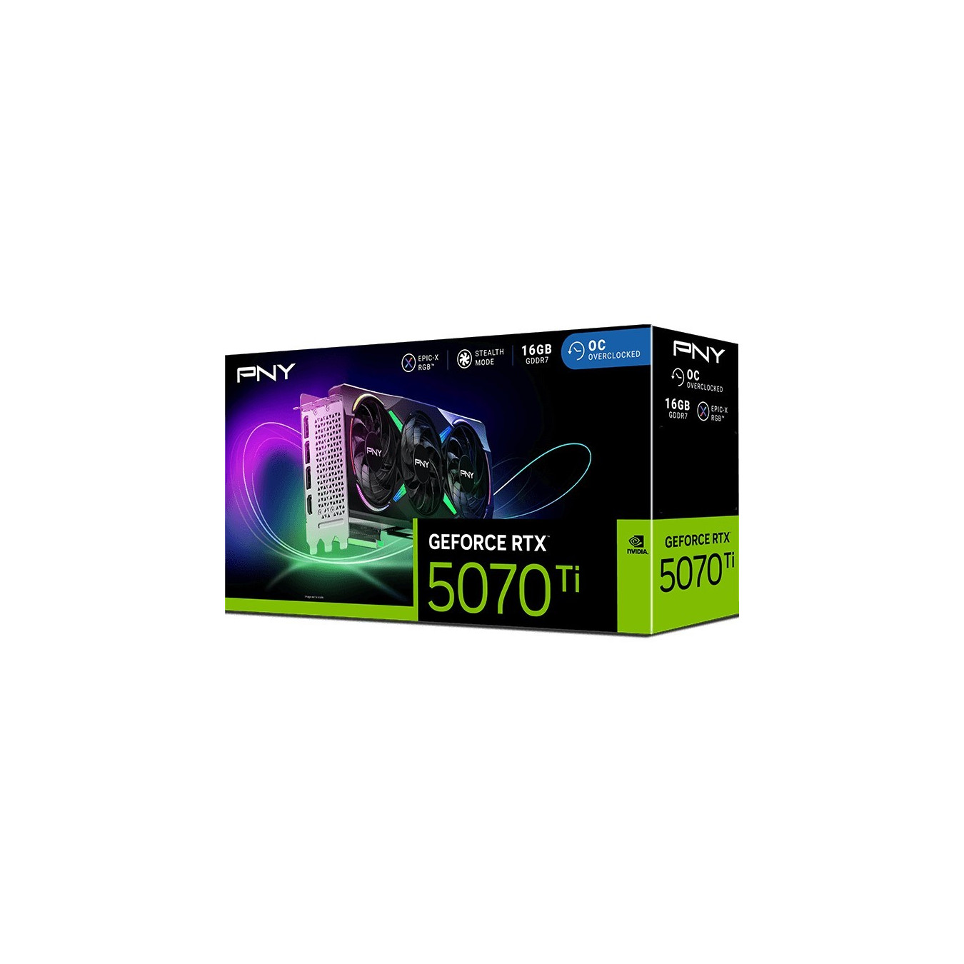 GeForce RTX 5070 Ti 16GB GDDR7 ARGB OC - RTX 5070 Ti - Black, 16GB, PCIe 5.0, 3-Fan — Buy in Cyprus with Fast Delivery