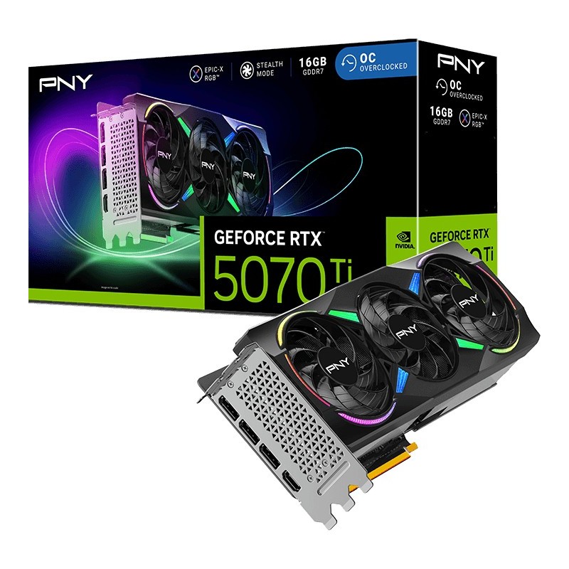 Buy GeForce RTX 5070 Ti 16GB GDDR7 ARGB OC - RTX 5070 Ti - Black, 16GB, PCIe 5.0... in Cyprus, Nicosia, Limassol, Larnaka, Pafos