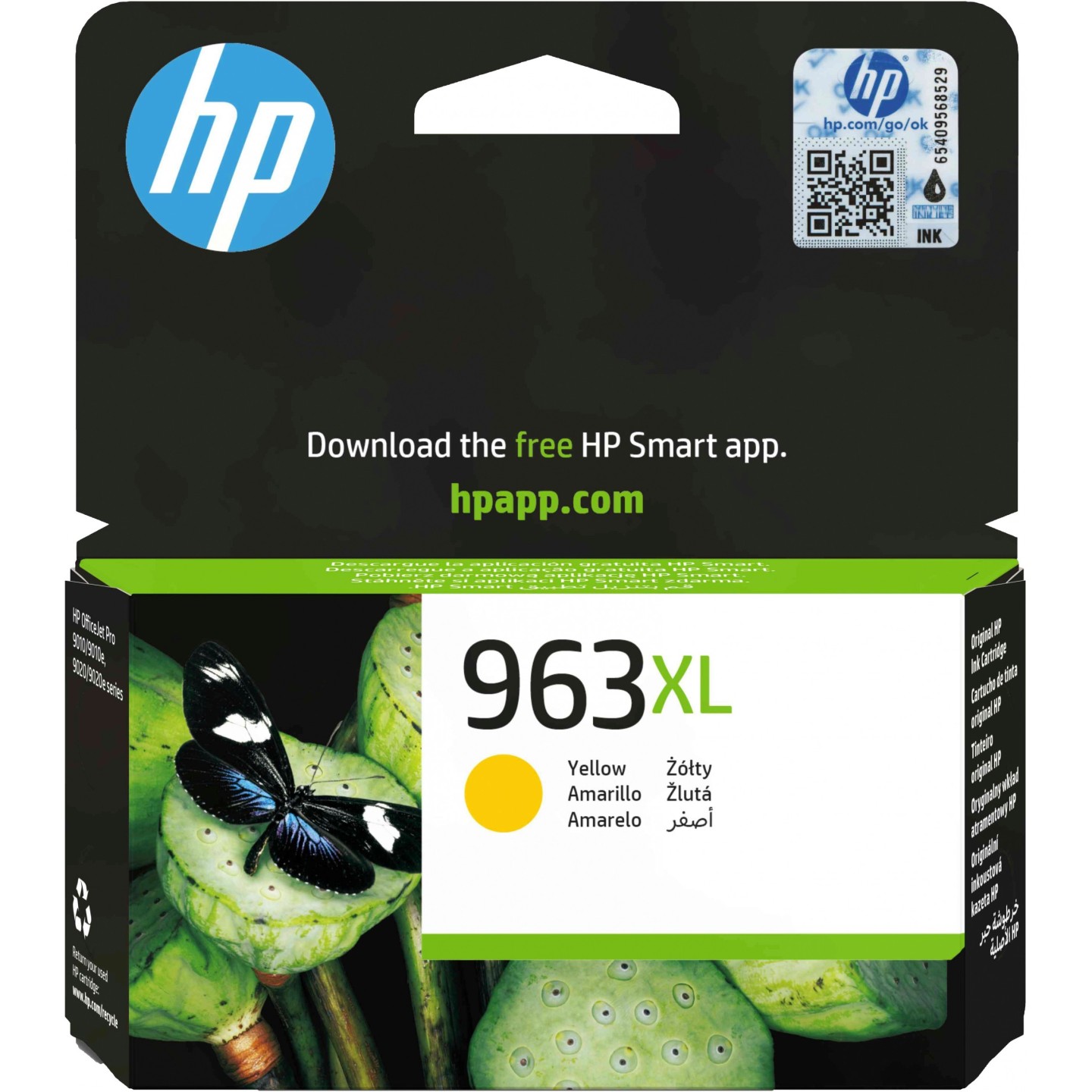 HP 963XL Yellow Original Ink Cartridge - 3JA29AE - (Yellow, Pigment-based, High Yield) — Buy in Cyprus with Fast Delivery