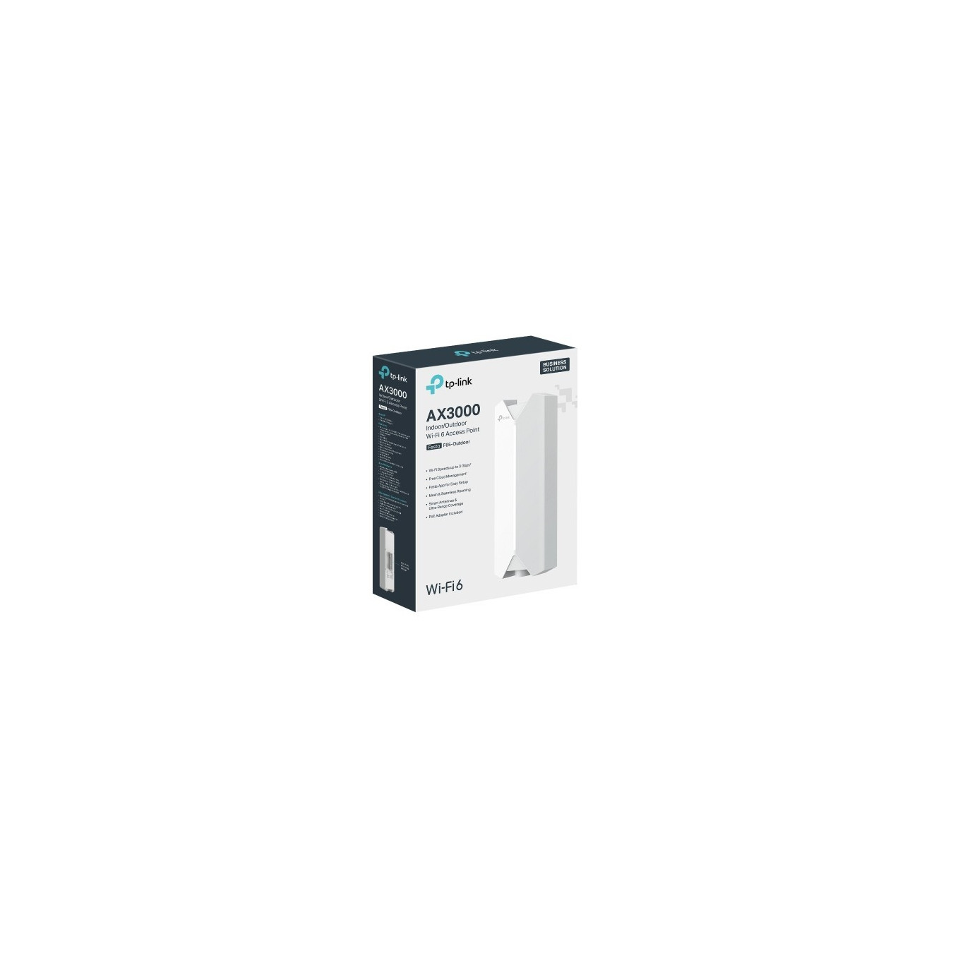 TP-Link WL-AP Festa F65-Outdoor - AX3000 - Outdoor IP67 Wall-mount, Wi-Fi 6, 1x1GbE, 2xInternal antennas
